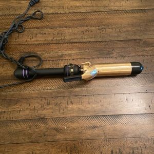 Like new large barrel hot tools curling iron